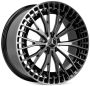 Легковой диск Skill Wheels SL405 10,5x21 5x112 ET30 66,6 чёрный + полированные спицы